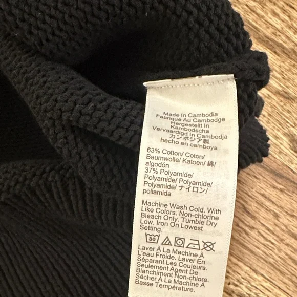 J. Crew Relaxed Pullover Crewneck Sweater black size M women’s - Picture 8 of 9